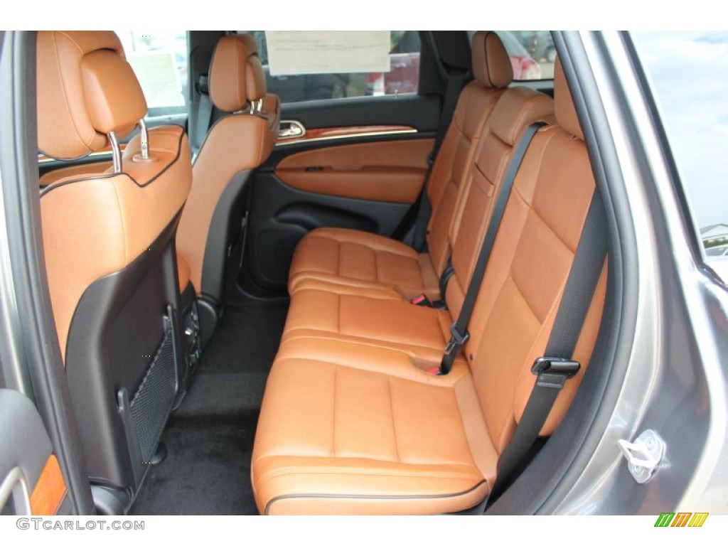 New Saddle/Black Interior 2011 Jeep Grand Cherokee Overland 4x4 Photo #52340373