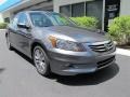 2011 Polished Metal Metallic Honda Accord EX-L V6 Sedan  photo #1