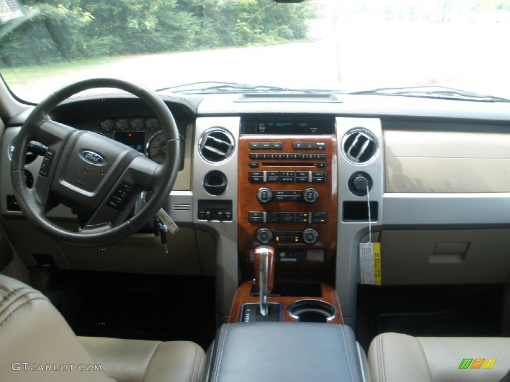 2010 F150 Lariat SuperCrew - Oxford White / Tan photo #5