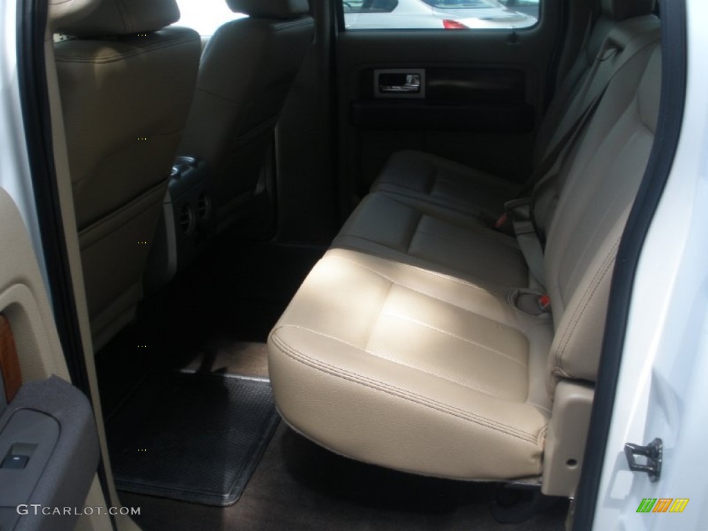 2010 F150 Lariat SuperCrew - Oxford White / Tan photo #20