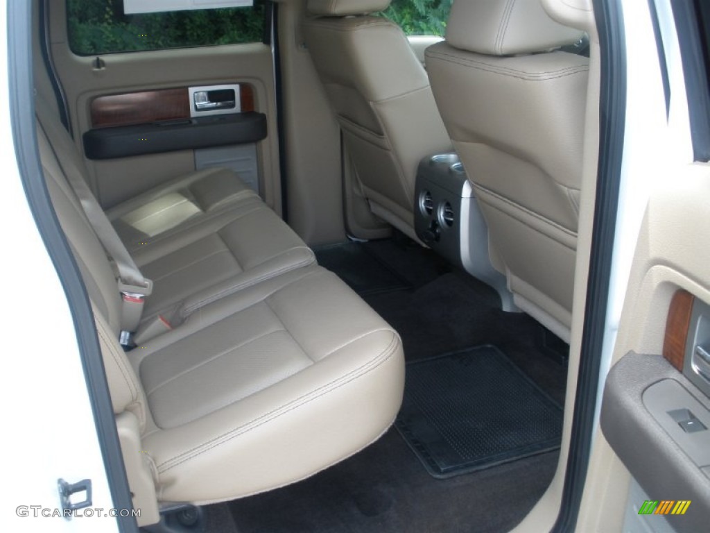 2010 F150 Lariat SuperCrew - Oxford White / Tan photo #24