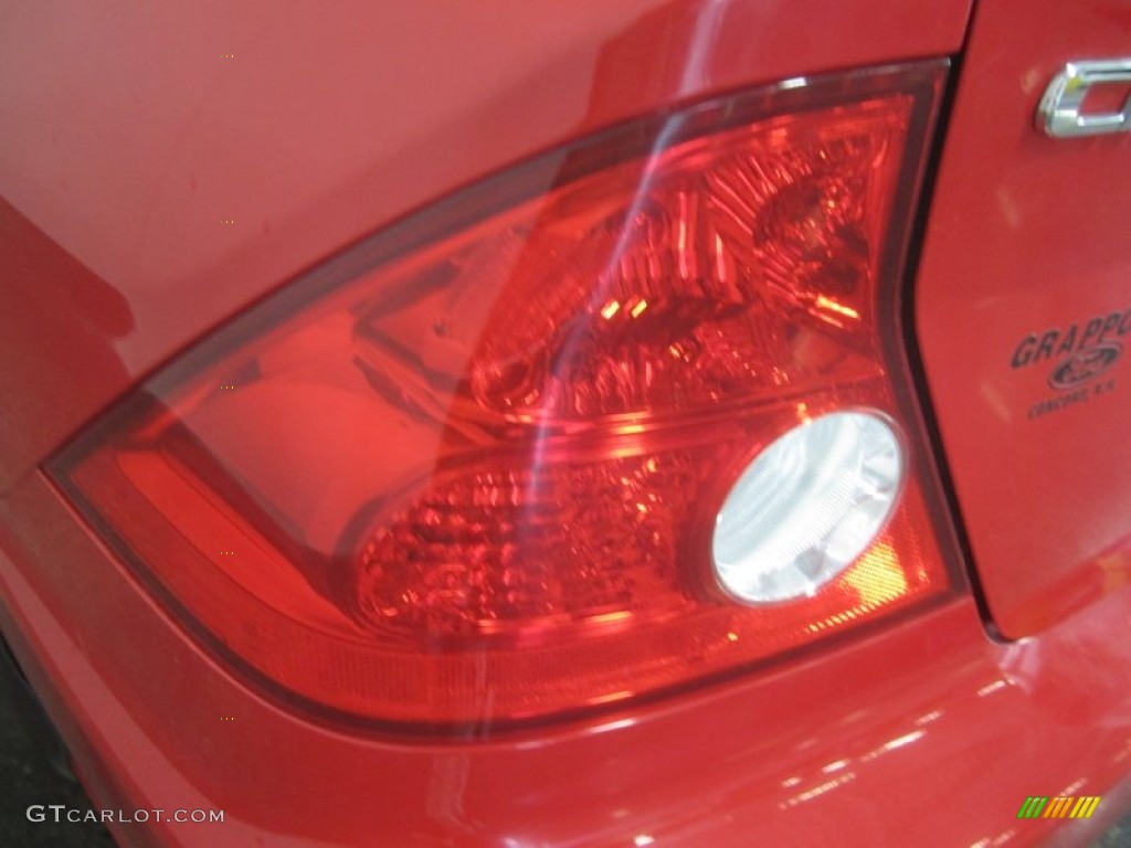 2004 Civic EX Coupe - Rally Red / Black photo #13