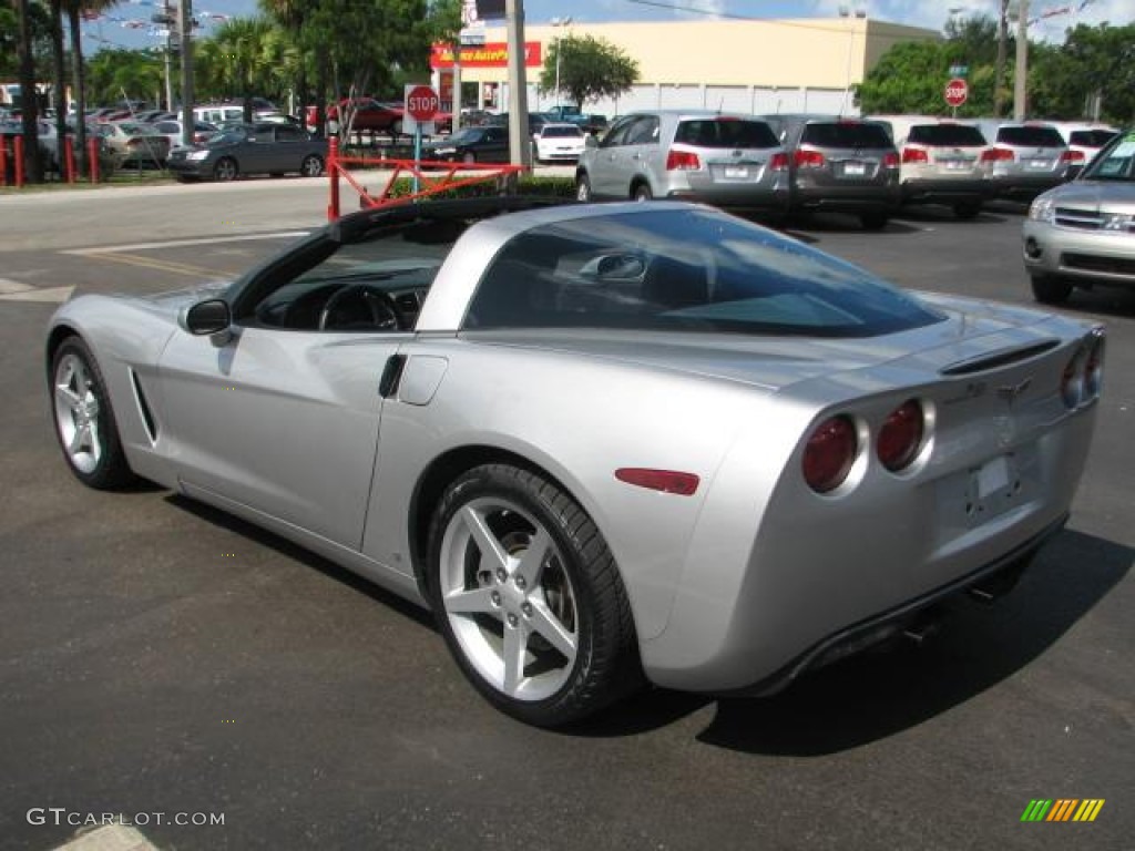 2007 Corvette Coupe - Machine Silver Metallic / Ebony photo #19
