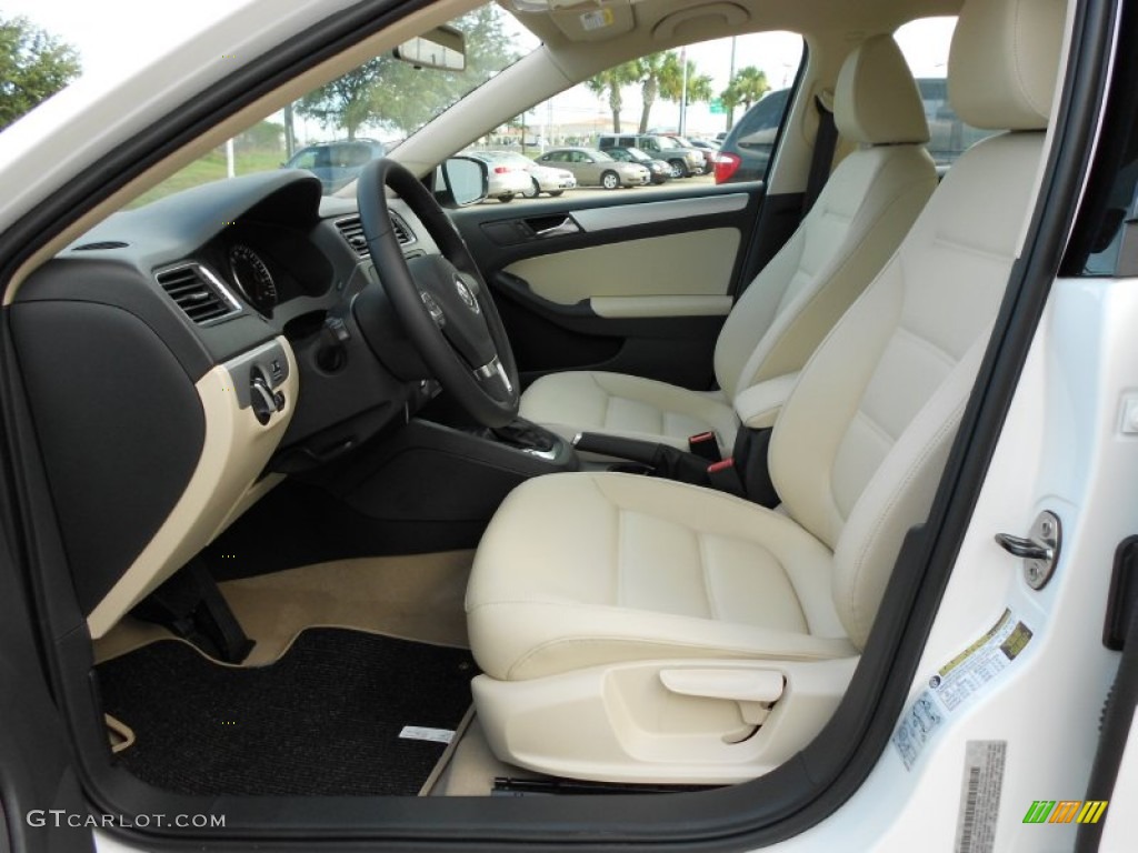 Cornsilk Beige Interior 2012 Volkswagen Jetta TDI Sedan Photo #52344627