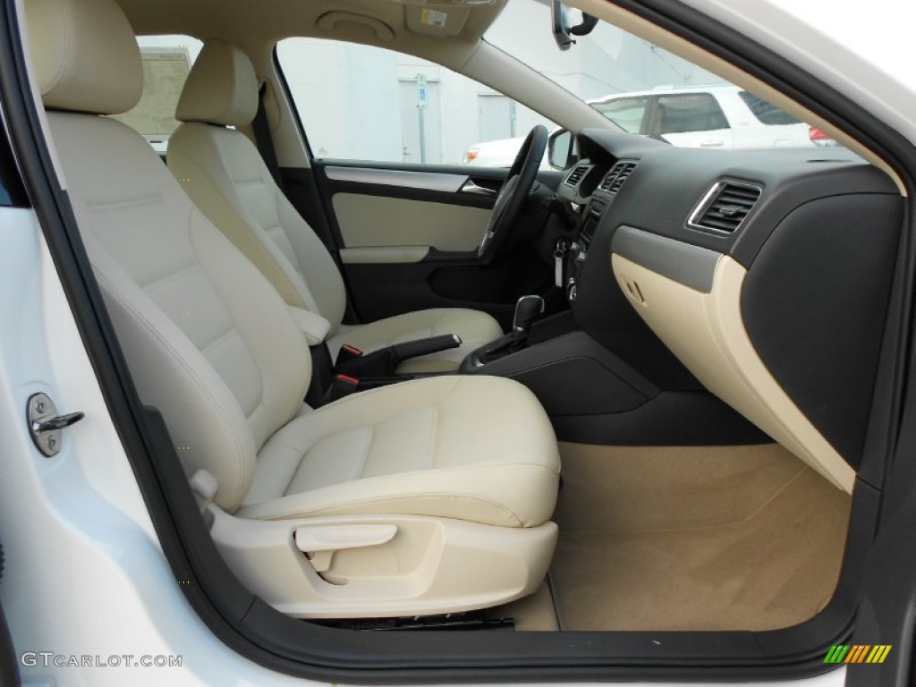 Cornsilk Beige Interior 2012 Volkswagen Jetta TDI Sedan Photo #52344657