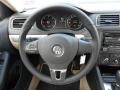 Cornsilk Beige Steering Wheel Photo for 2012 Volkswagen Jetta #52344699