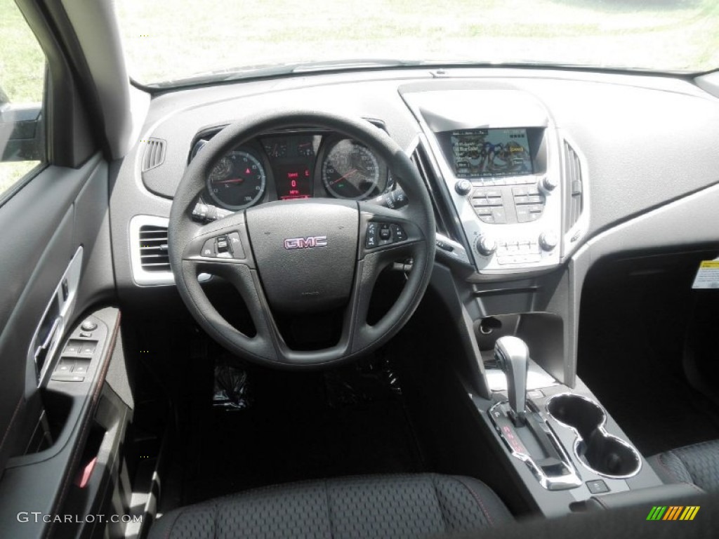 2012 GMC Terrain SLE Jet Black Dashboard Photo #52345749
