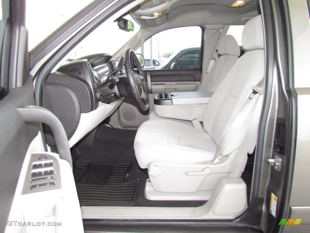 Light Titanium/Ebony Black Interior 2007 Chevrolet Silverado 1500 LT Extended Cab Photo #52345827