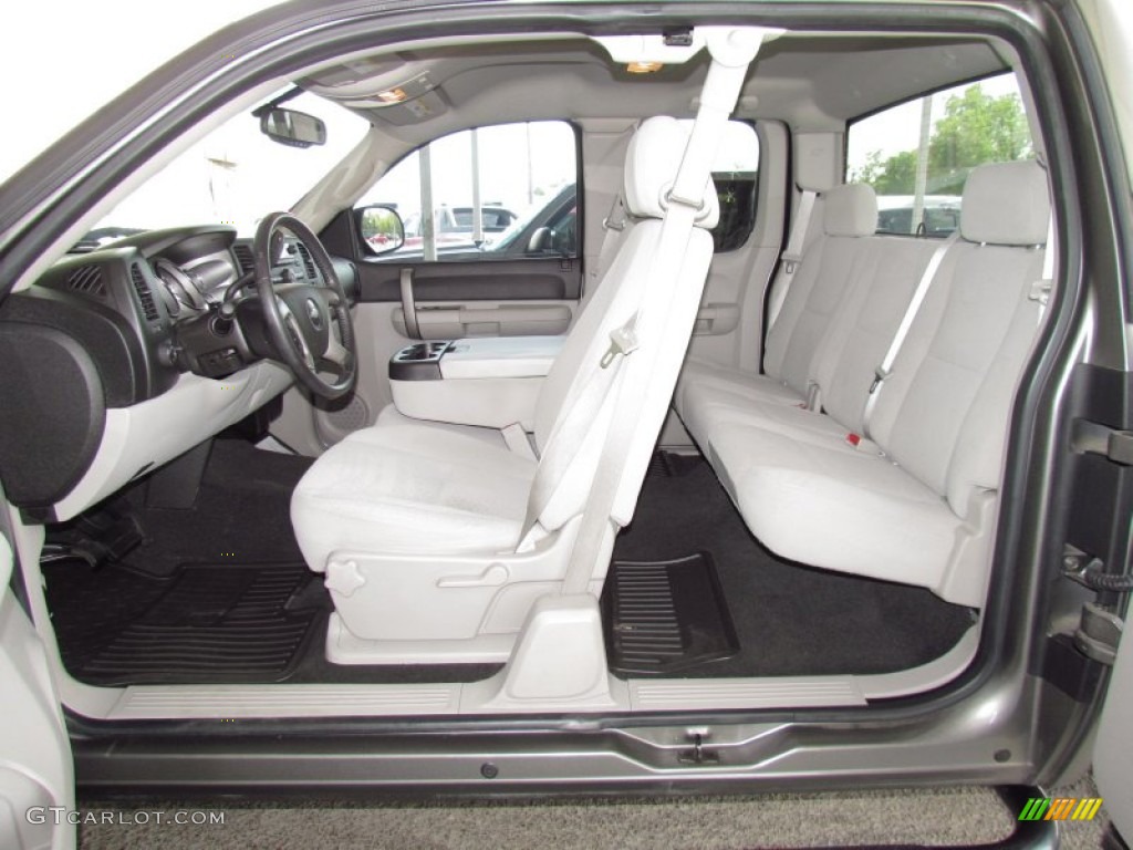 Light Titanium/Ebony Black Interior 2007 Chevrolet Silverado 1500 LT Extended Cab Photo #52345845