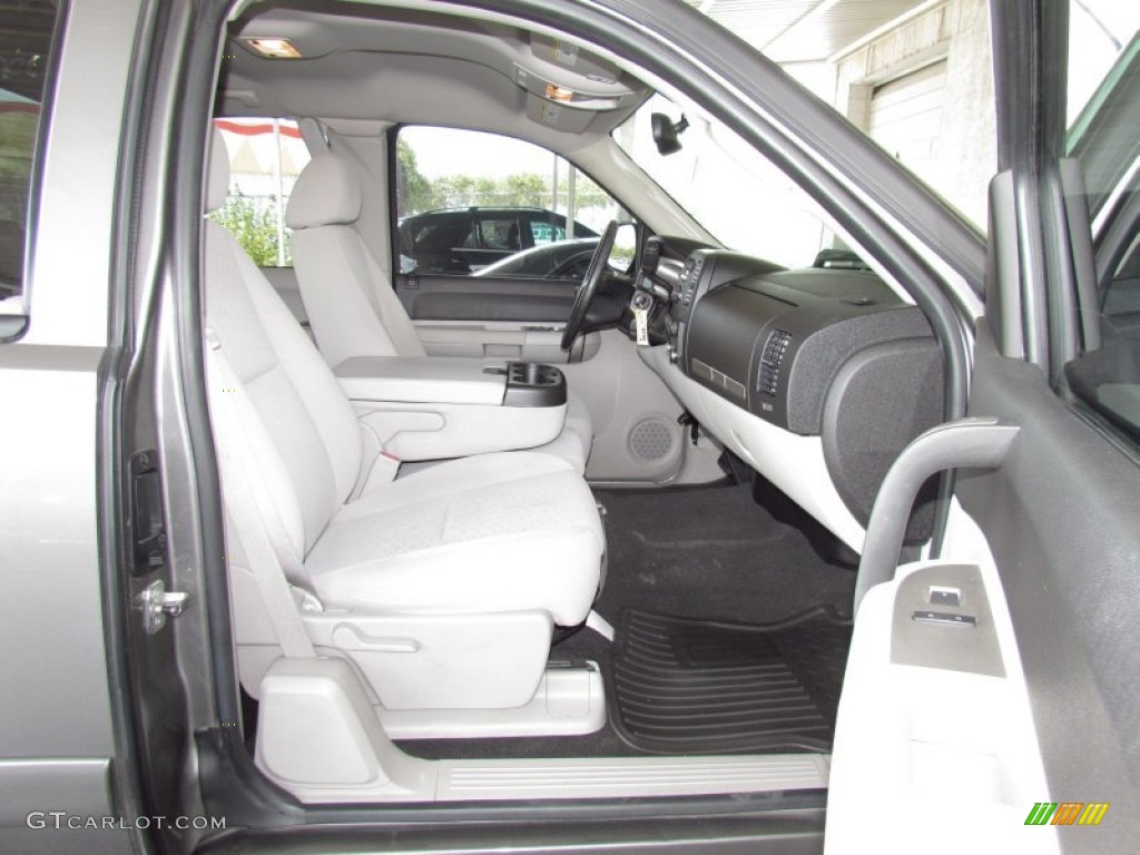 2007 Silverado 1500 LT Extended Cab - Graystone Metallic / Light Titanium/Ebony Black photo #11