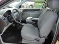 Charcoal/Light Flint 2007 Ford Focus ZX3 SE Coupe Interior Color