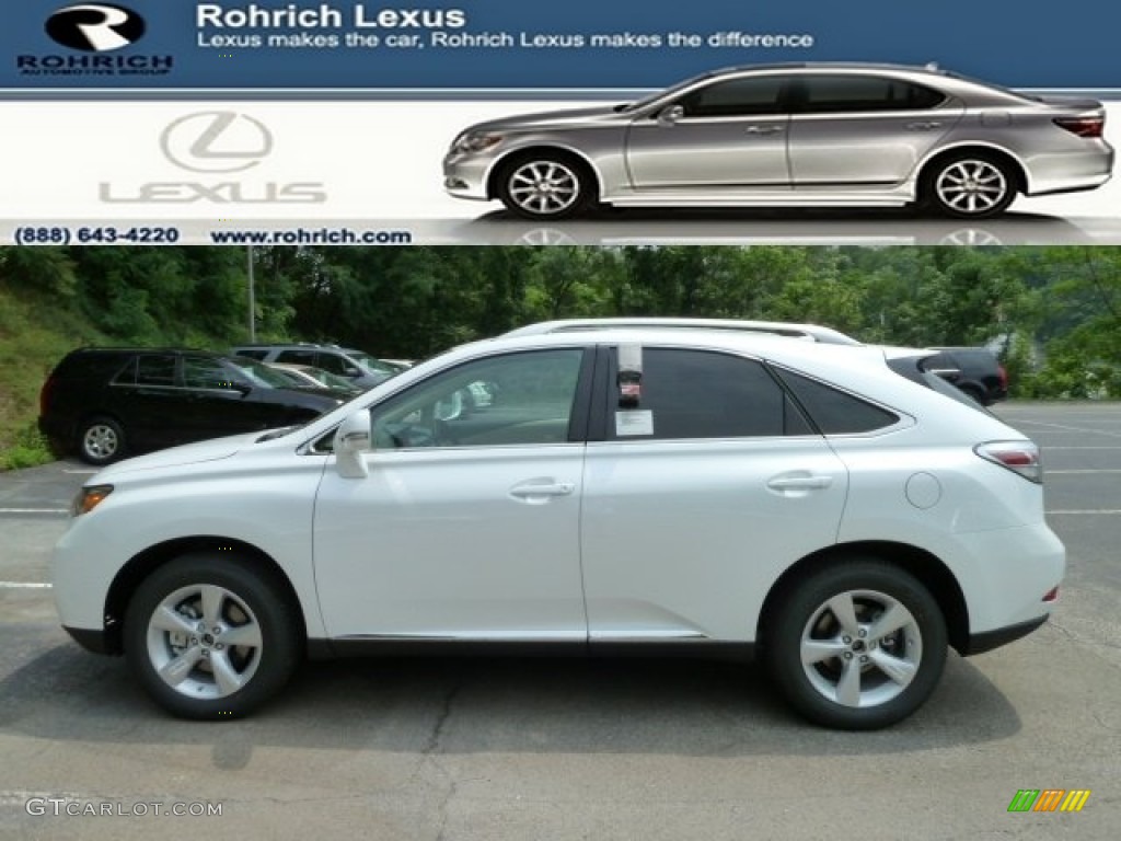 2011 RX 350 AWD - Starfire White Pearl / Parchment photo #1