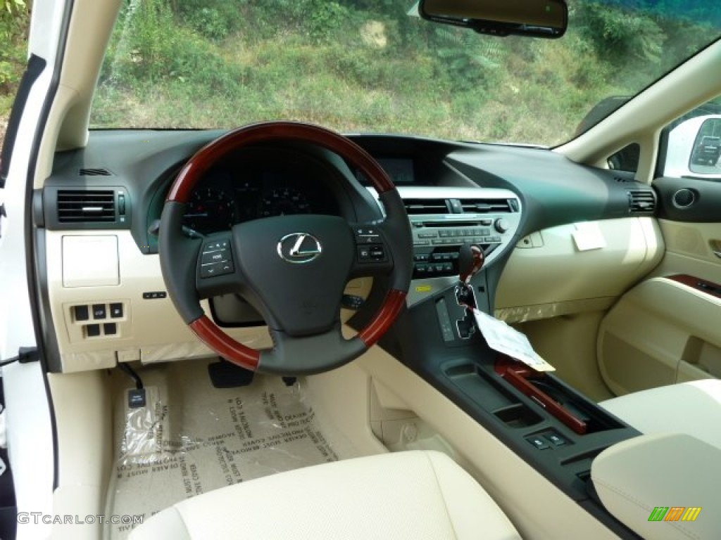 Parchment Interior 2011 Lexus RX 350 AWD Photo #52348208