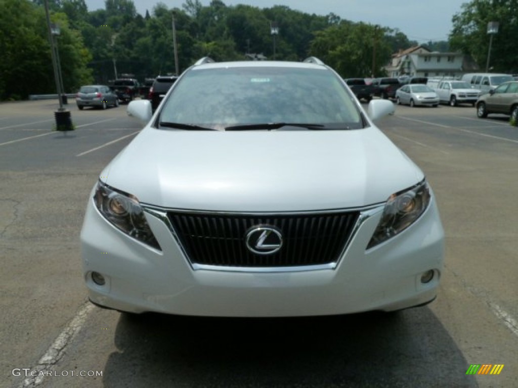 2011 RX 350 AWD - Starfire White Pearl / Parchment photo #7