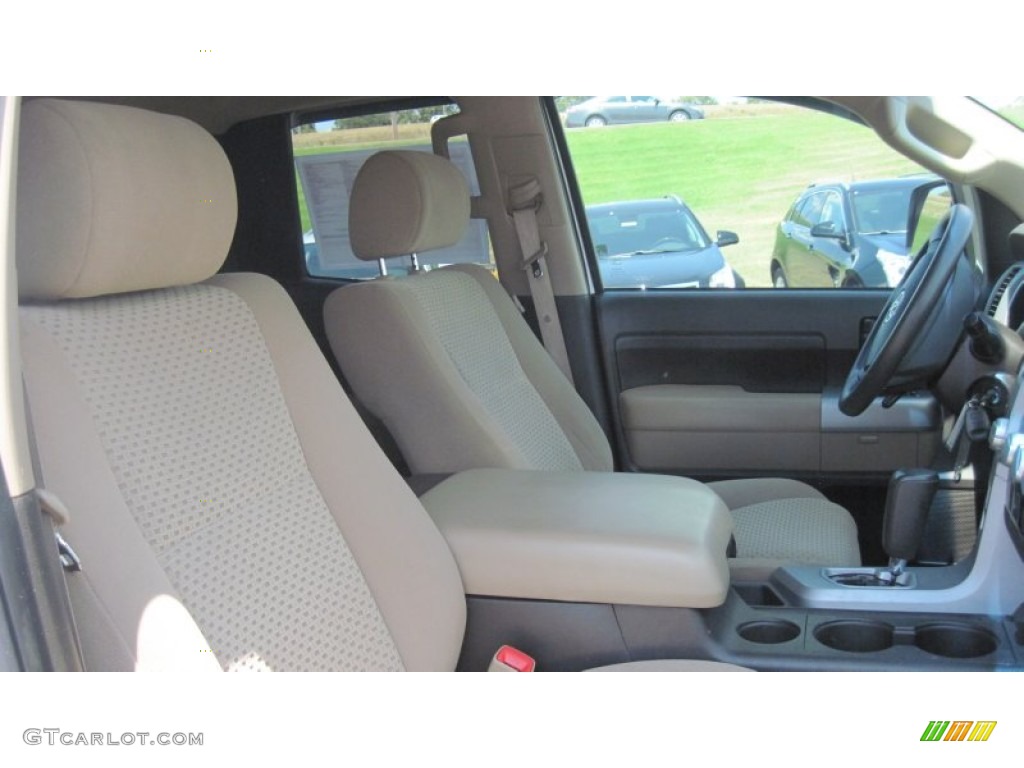 2008 Tundra SR5 Double Cab - Super White / Beige photo #20