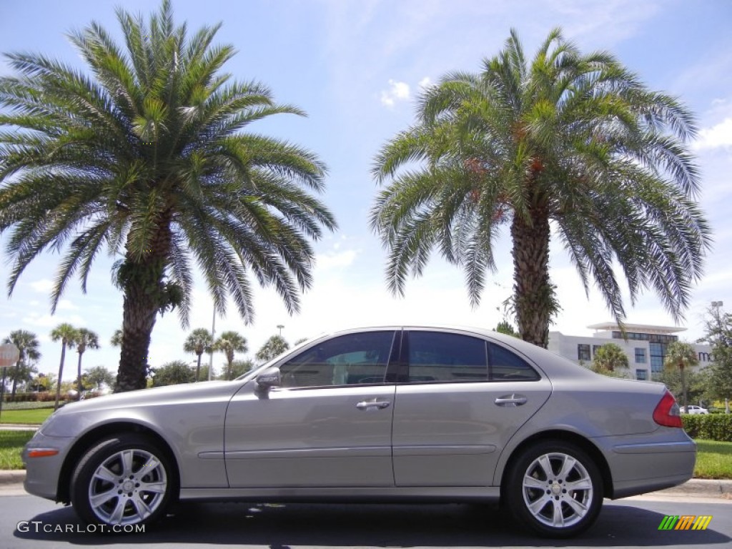 Pewter Metallic 2009 Mercedes-Benz E 350 Sedan Exterior Photo #52350021