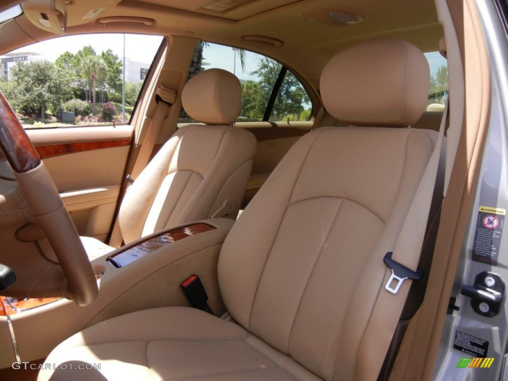 Cashmere Interior 2009 Mercedes-Benz E 350 Sedan Photo #52350219