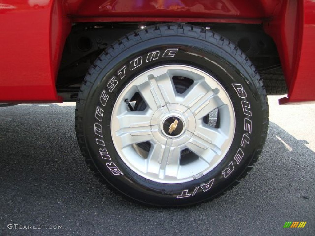 2008 Silverado 1500 Work Truck Crew Cab 4x4 - Victory Red / Dark Titanium photo #29