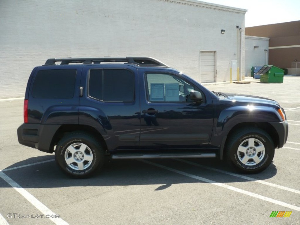 2006 Xterra S 4x4 - Midnight Blue Pearl / Steel/Graphite photo #8