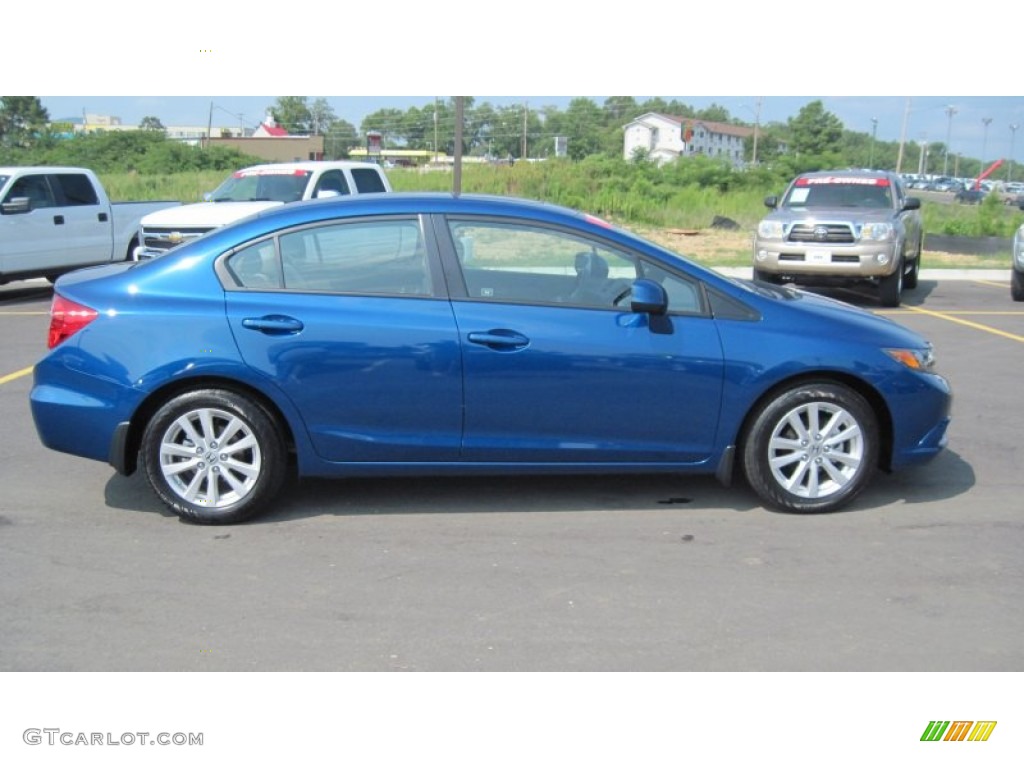 Dyno Blue Pearl 2012 Honda Civic EX-L Sedan Exterior Photo #52351554