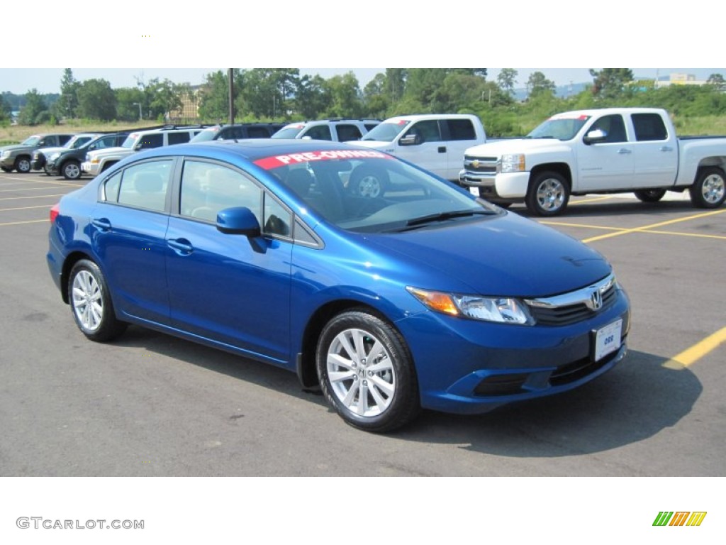 Dyno Blue Pearl 2012 Honda Civic EX-L Sedan Exterior Photo #52351593