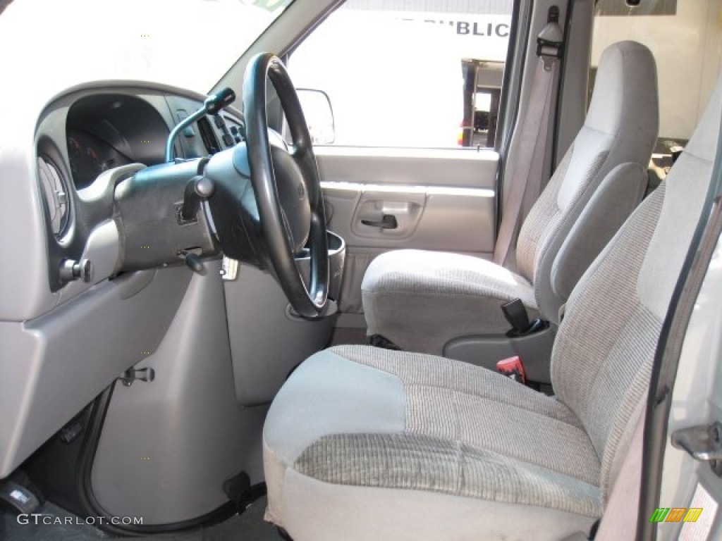 Medium Graphite Interior 1997 Ford E Series Van E350 Extended Passenger Photo #52351923