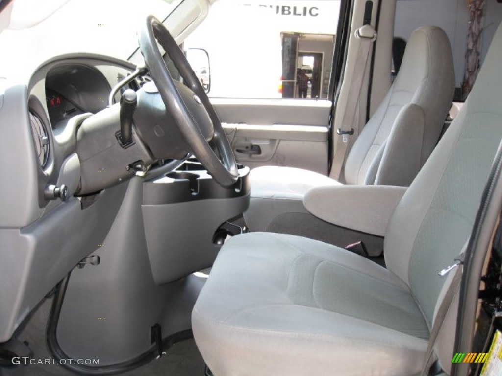 Medium Flint Interior 2008 Ford E Series Van E150 XL Passenger Photo #52352100
