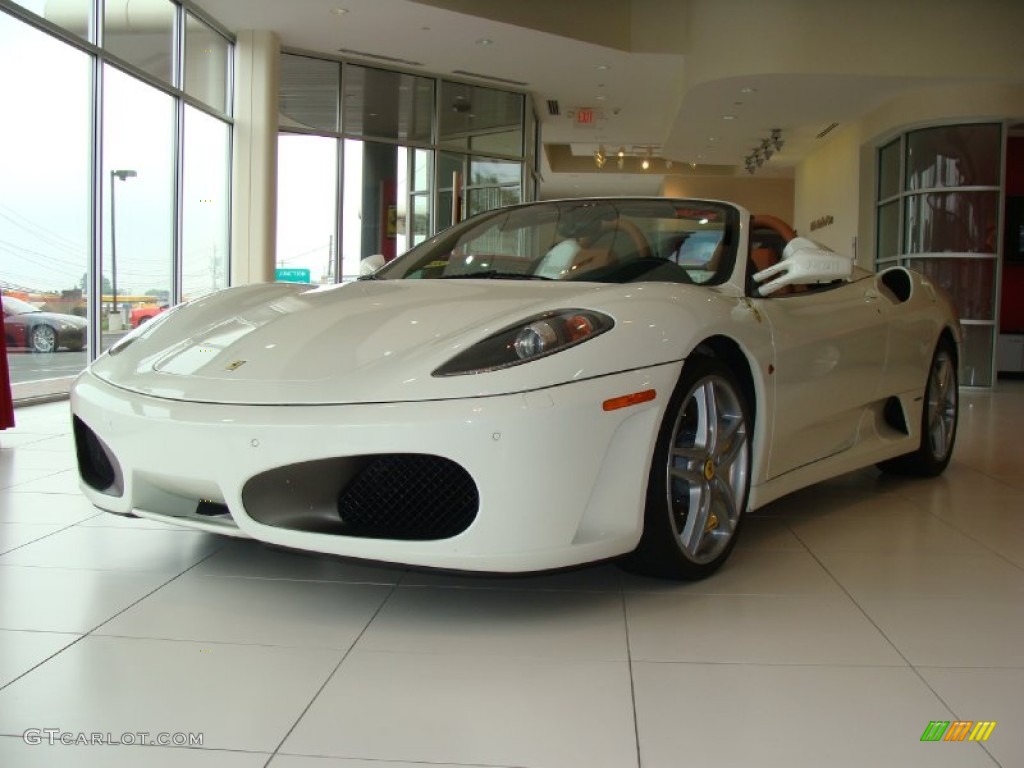 White 2008 Ferrari F430 Spider F1 Exterior Photo #52353348