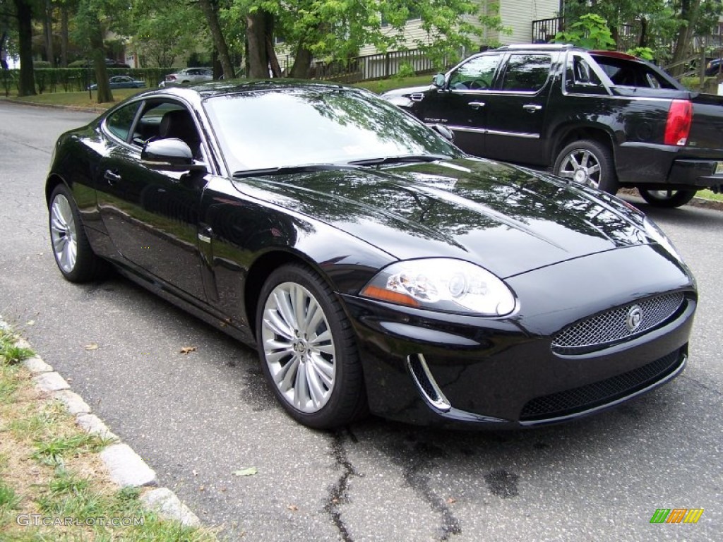 Ultimate Black Metallic 2011 Jaguar XK XK Coupe Exterior Photo #52353945