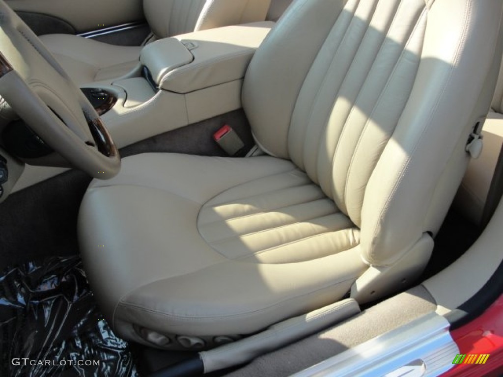 Oatmeal Interior 1999 Jaguar XK XK8 Convertible Photo #52353996