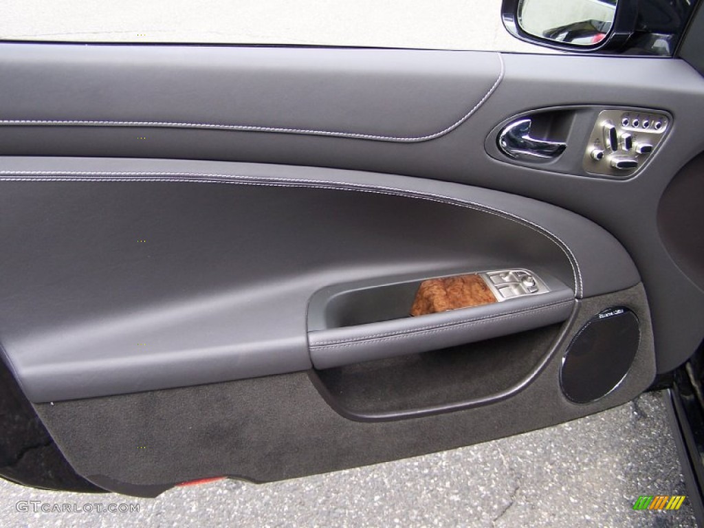 2011 Jaguar XK XK Coupe Warm Charcoal/Warm Charcoal Door Panel Photo #52354050