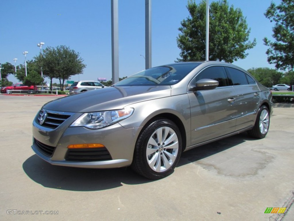 2012 CC Sport - Light Brown Metallic / Black/Cornsilk Beige photo #1