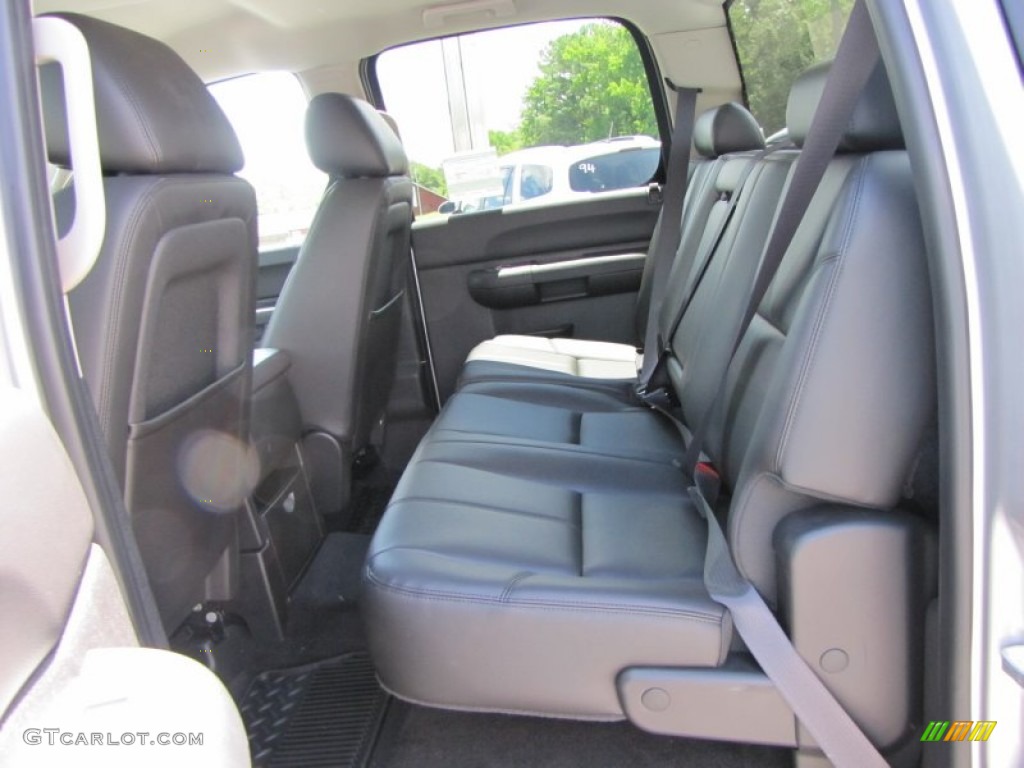 Ebony Interior 2011 GMC Sierra 1500 SLE Crew Cab 4x4 Photo #52355397