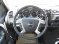 2011 GMC Sierra 1500 Ebony Interior Steering Wheel Photo