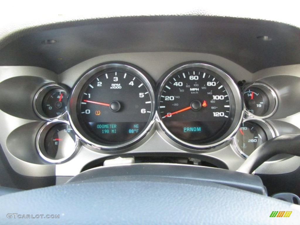 2011 GMC Sierra 1500 SLE Crew Cab 4x4 Gauges Photo #52355460