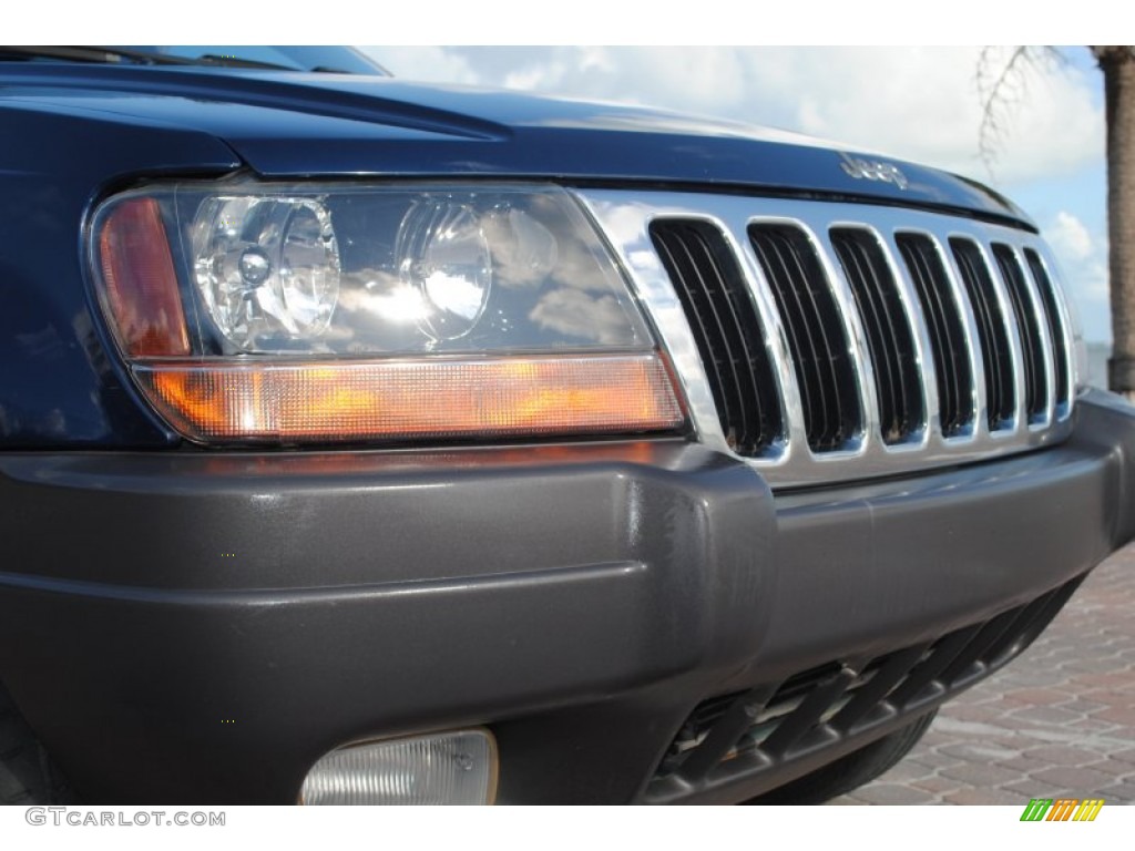 2000 Grand Cherokee Laredo 4x4 - Patriot Blue Pearlcoat / Agate photo #17