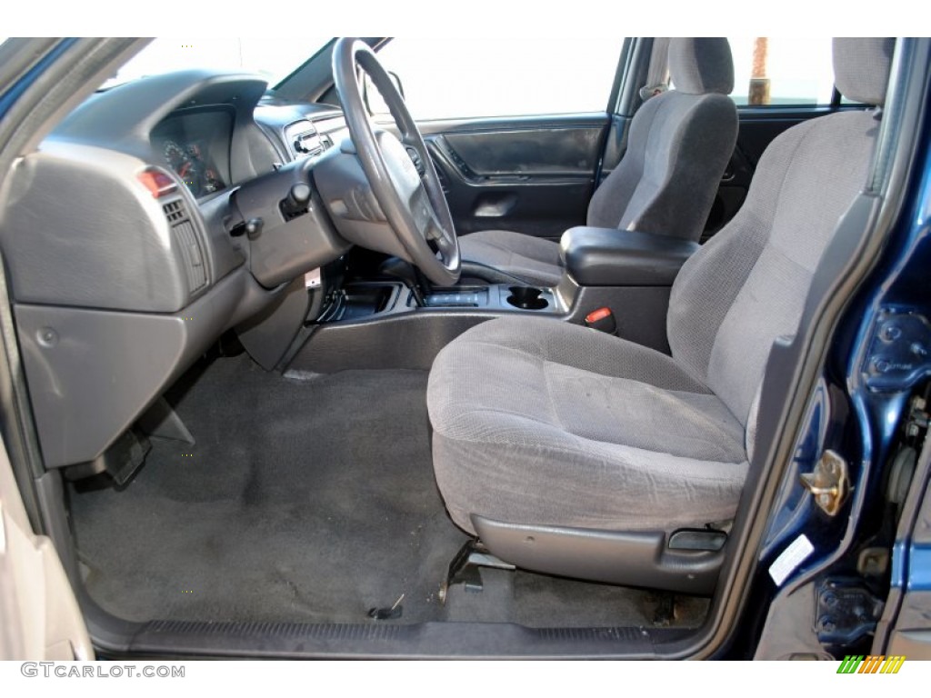 2000 Grand Cherokee Laredo 4x4 - Patriot Blue Pearlcoat / Agate photo #31