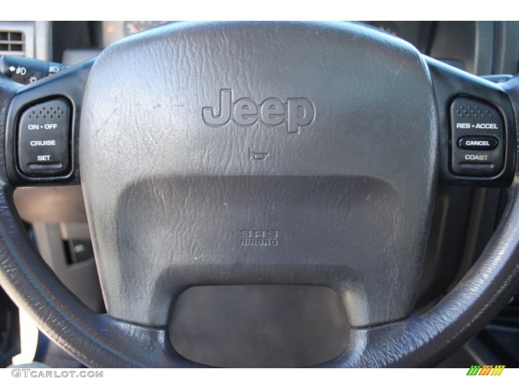 2000 Grand Cherokee Laredo 4x4 - Patriot Blue Pearlcoat / Agate photo #57