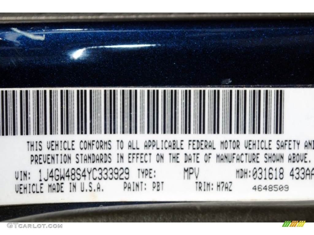 2000 Grand Cherokee Laredo 4x4 - Patriot Blue Pearlcoat / Agate photo #84