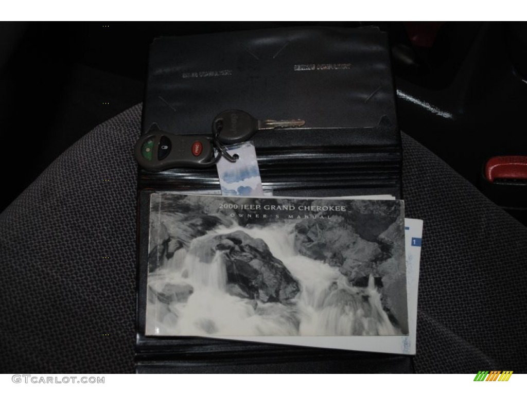 2000 Grand Cherokee Laredo 4x4 - Patriot Blue Pearlcoat / Agate photo #86