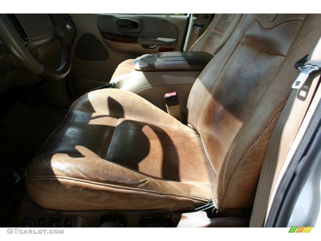 2003 F150 King Ranch SuperCrew 4x4 - Oxford White / Castano Brown Leather photo #43