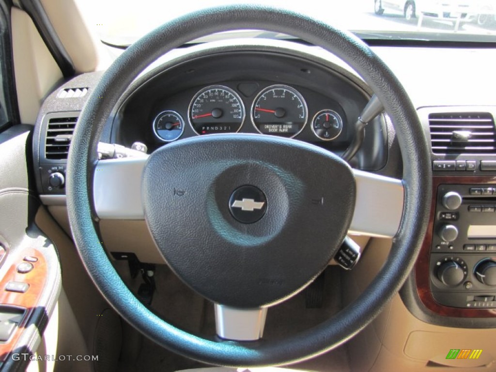 2007 Chevrolet Uplander LS Cashmere Steering Wheel Photo #52358346