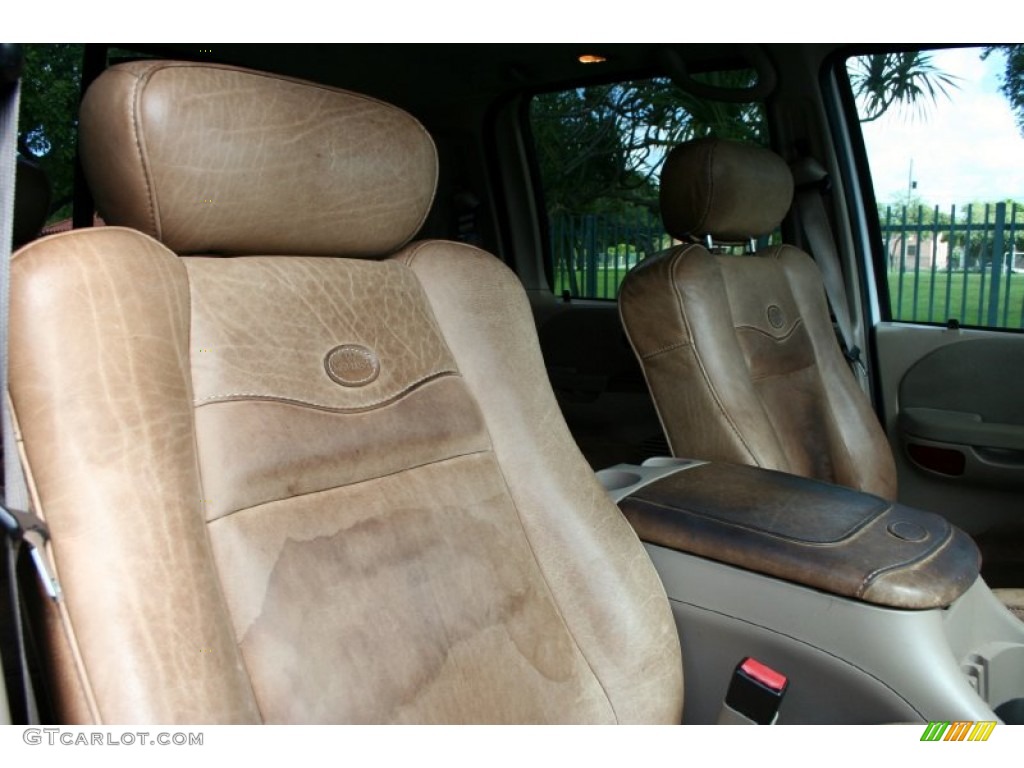2003 F150 King Ranch SuperCrew 4x4 - Oxford White / Castano Brown Leather photo #45