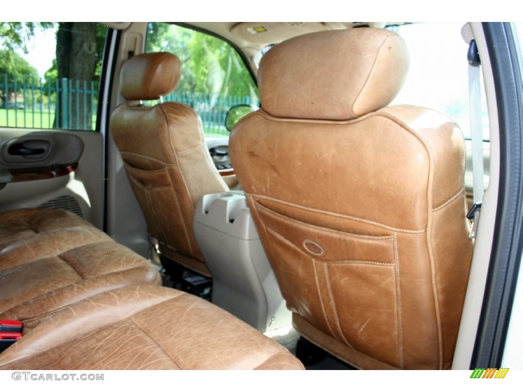 2003 F150 King Ranch SuperCrew 4x4 - Oxford White / Castano Brown Leather photo #48