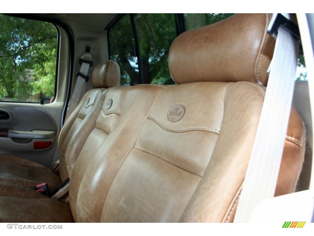 2003 F150 King Ranch SuperCrew 4x4 - Oxford White / Castano Brown Leather photo #51
