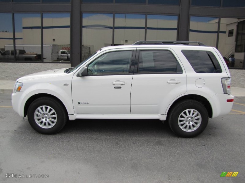 Light Sage Metallic 2009 Mercury Mariner Hybrid 4WD Exterior Photo #52358526
