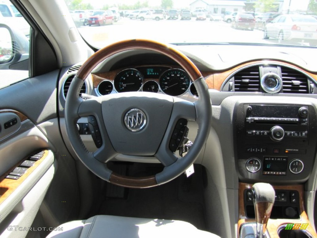 2008 Enclave CXL - Blue Gold Crystal Metallic / Titanium/Dark Titanium photo #4