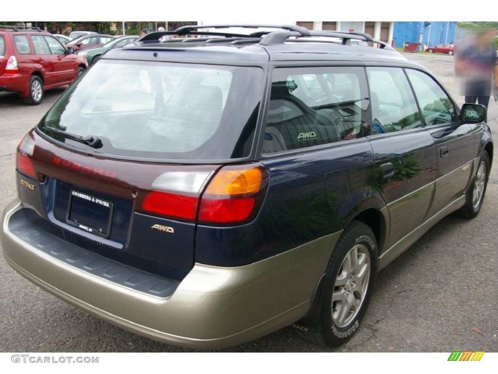 2003 Outback Wagon - Mystic Blue Pearl / Gray photo #11