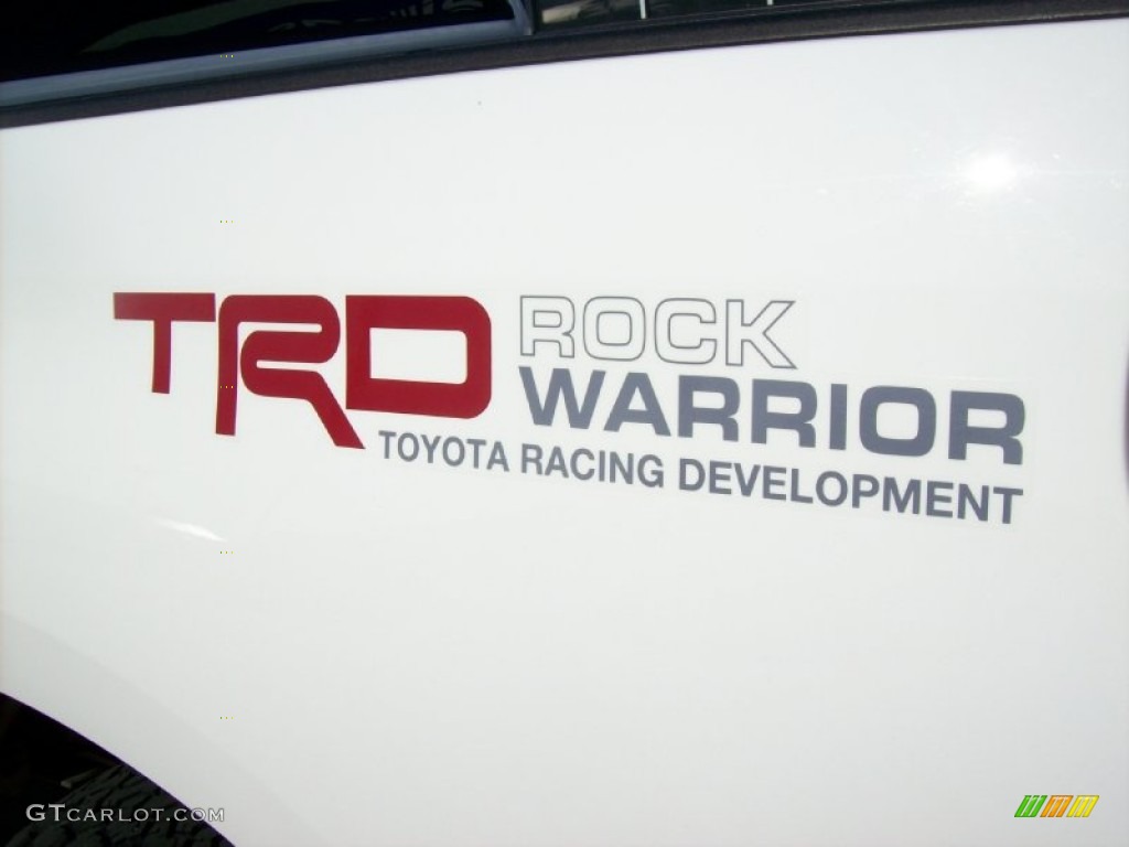 2010 Tundra TRD Rock Warrior CrewMax 4x4 - Super White / Black photo #4