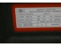 2009 Kia Rio LX Sedan Info Tag